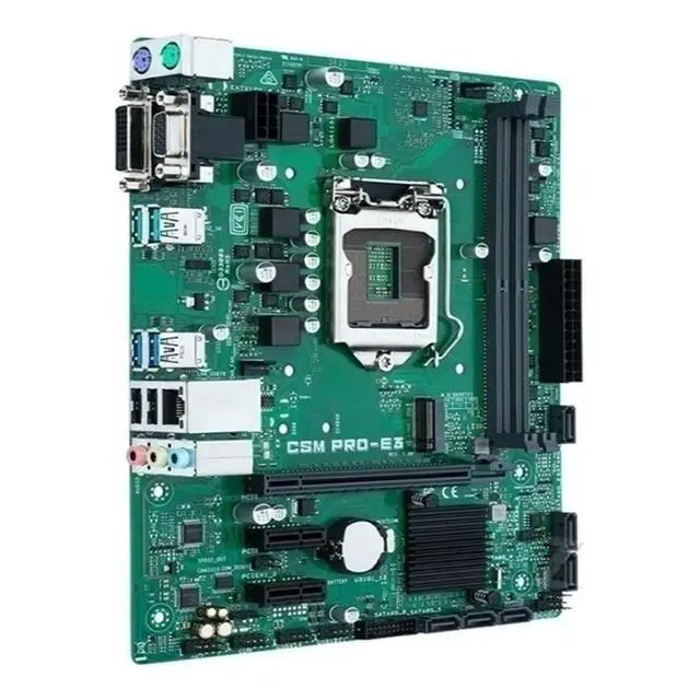 Alt view image 2 of 3 - CSM PRO-E3 Motherboard LGA 1151 B360 DDR4 32GB M.2 support Core i3-8300 9100F 8600 8400 9400F 9700 cpu Micro ATX