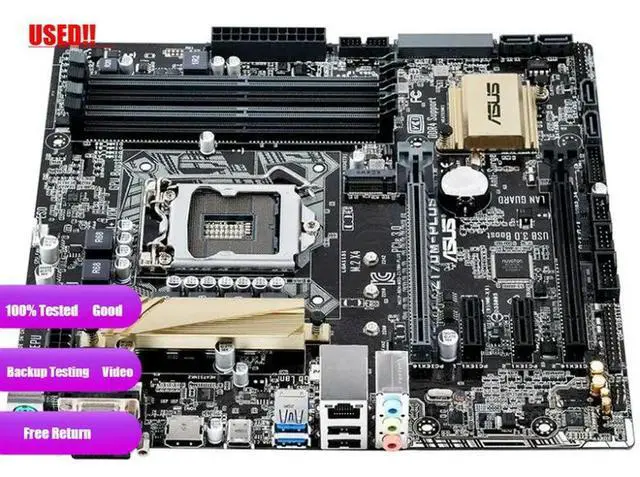 Alt view image 3 of 3 - Z170M-PLUS 1151 pin DDR4 Z170 motherboard