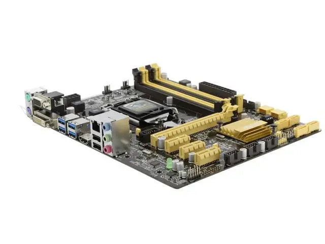 Alt view image 2 of 3 - H87M-E Motherboard DDR3 32GB LGA 1150 H87 PCI-E 3.0 USB3.0 DVI SATA III HDMI Micro ATX For Core i3-4130 cpu