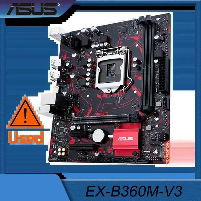 Alt view image 2 of 3 - EX-B360M-V3 Motherboard LGA1151 Chipset B360 DDR4 HDMI