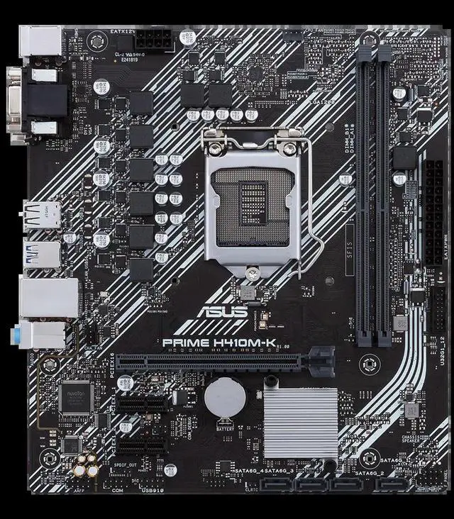 Main image of PRIME H410M-K Motherboard H410 LGA 1200 Motherboard DDR4 64GB M.2 Micro ATX support Core 10100 10305 10500 11600