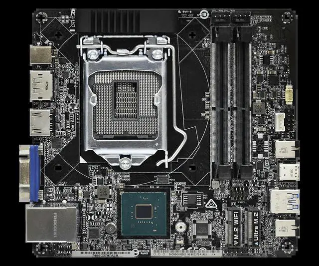 Alt view image 2 of 3 - H310M-STX Motherboard H310 LGA 1151 DDR4 Mini-STX M.2 Support Core I5-9400 Core I5-9600 Core I3-8300 CPU