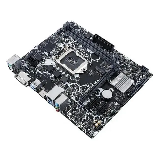 Alt view image 3 of 3 - B360M-BASALT 1151 Motherboard 4×DDR4 LGA 1151 PCI-E 3.0 2×M.2 USB3.1 HDMI Micro ATX support Eighth/ninth genCore i7/i5/i3