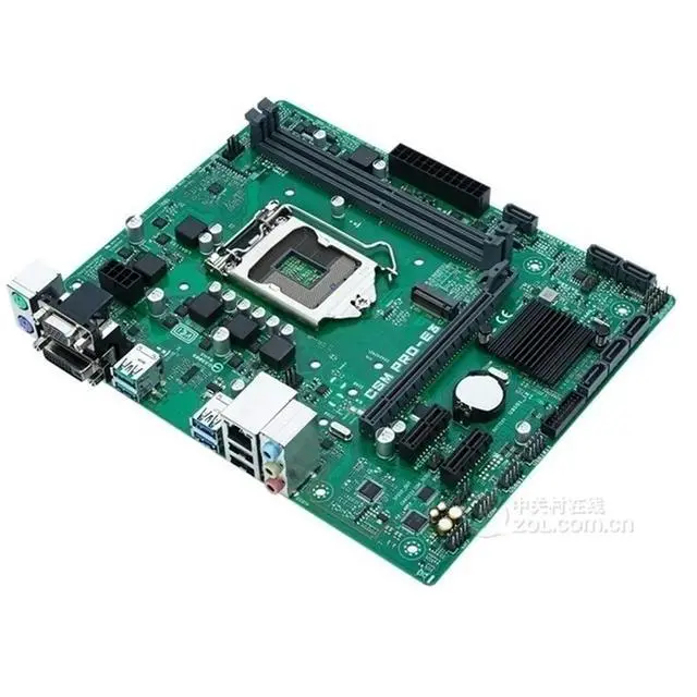 Alt view image 3 of 3 - CSM PRO-E3 Motherboard LGA 1151 B360 DDR4 32GB M.2 support Core i3-8300 9100F 8600 8400 9400F 9700 cpu Micro ATX