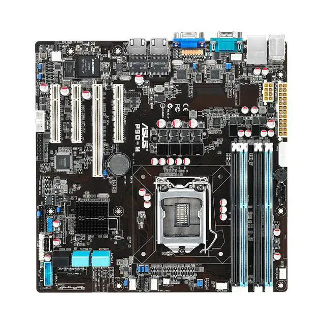 Alt view image 2 of 3 - P9D-M Servers Motherboard LGA 1150 C224 DDR3 32GB support Core i3/Xeon E3-1200 v3 ATX