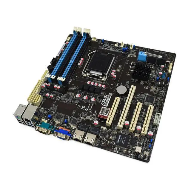 Alt view image 3 of 3 - P9D-MV Motherboard LGA 1150 C222 DDR3 RAM 32GB 4×SATA III UATX support Xeon E3-1200 v3 cpus