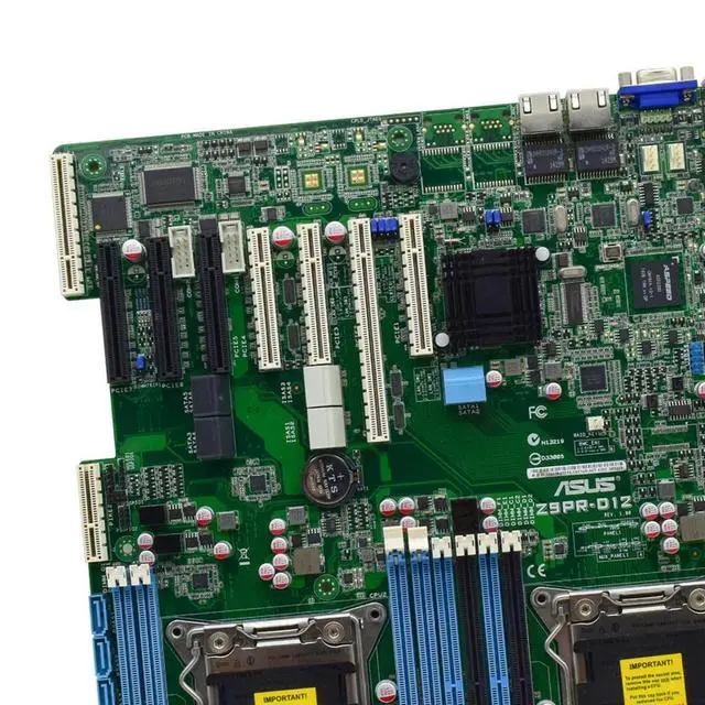 Alt view image 3 of 3 - Z9PR-D12 Motherboard LGA 2011 C602 12×DDR3 384GB 5×PCI-E X16 6×USB3.0 Dual Gigabit LAN EEB VGA ATX