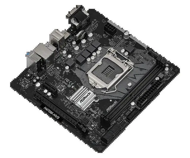 Alt view image 2 of 3 - H470M-HVS Motherboard 1200 H470 DDR4 2933MHz 64GB Micro ATX NVMe SSD Micro ATX For i9-10900 i5-10400F G6405T cpu