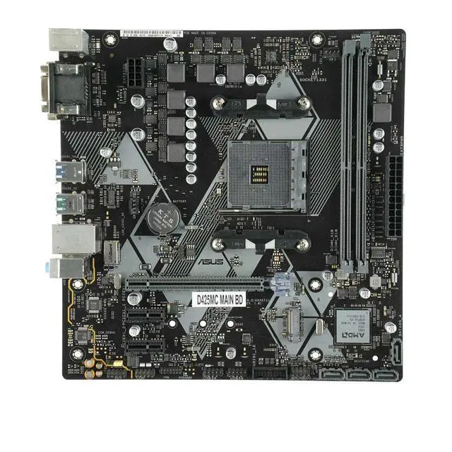 Alt view image 2 of 3 - D425MC MAIN BD Motherboard 90PF01T0-R00010 B450M AM4 DDR4 32 GB M.2 support Ryzen 5 2400 4600 3600 1700 5700 cpu