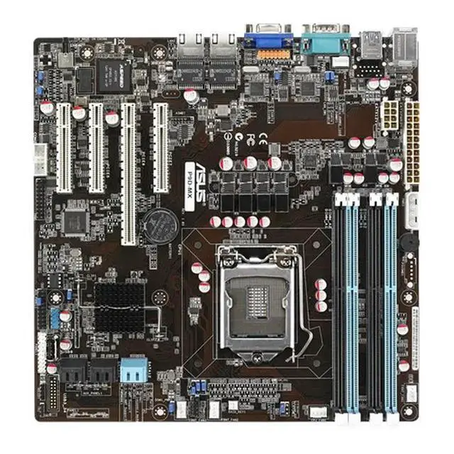 Alt view image 3 of 3 - P9D-MX server Motherboard C222 1150 DDR3 32GB support Core i3-4170 cpu 4×SATA III USB 2.0 4 xSATA2 3Gb/s UATX