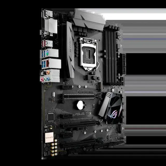 Alt view image 2 of 3 - Republic of Gamers Strix Z270-H Gaming LGA 1151 ATX Motherboard