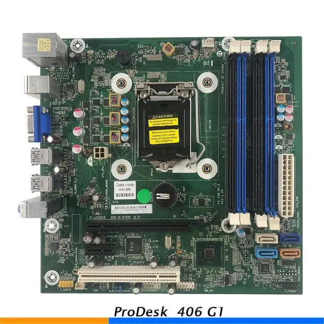 Alt view image 2 of 3 - for 766791-002 813538-001 Desktop Mainboard 406 G1 1150 H81 Q85 Pre-Shipment Test