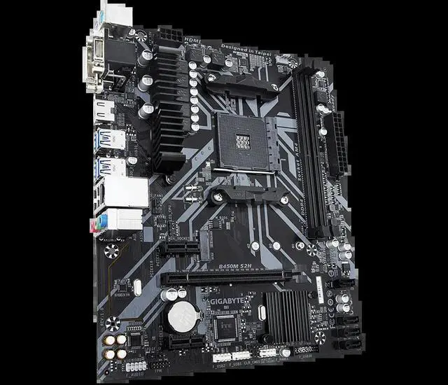 Alt view image 3 of 3 - For B450M S2H motherboard B450 ddr4 CPU AM4 compatible Ryzen 9 5950X 9 5900X 7 5800X3D 5 5600X cpu HDMI Micro ATX