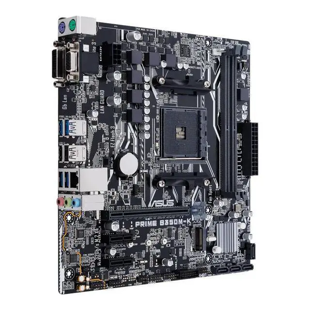 Alt view image 2 of 3 - PRIME B350M-K/TF AM4 Motherboard AM4 B350 DDR4 32GB Micro-ATX support Ryzen 3 2200GE 2200GE 4355G 2600 5600G cpu