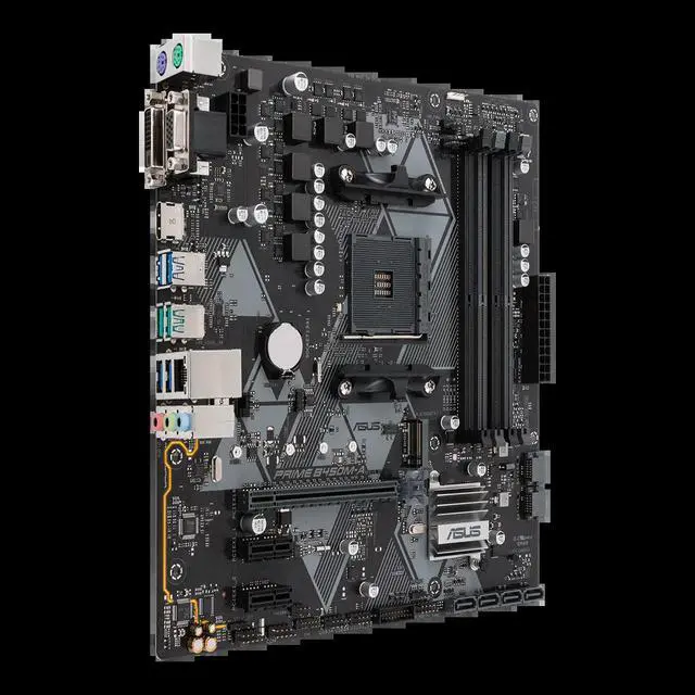 Alt view image 3 of 3 - PRIME B450M-A Motherboard B450 B450M Motherboard Socket AM4 DDR4 support Ryzen 5 5600 5700 4300G 1600 cpu M.2 Micro ATX
