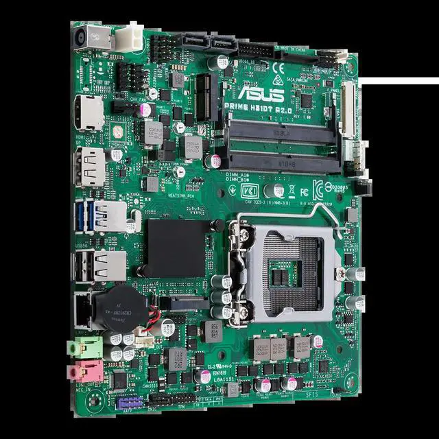 Alt view image 2 of 3 - PRIME H310T R2.0 Motherboard H310 DDR4 32GB support for 9th/8th Gen Core cpu USB 3.1 HDMI Mini ITX