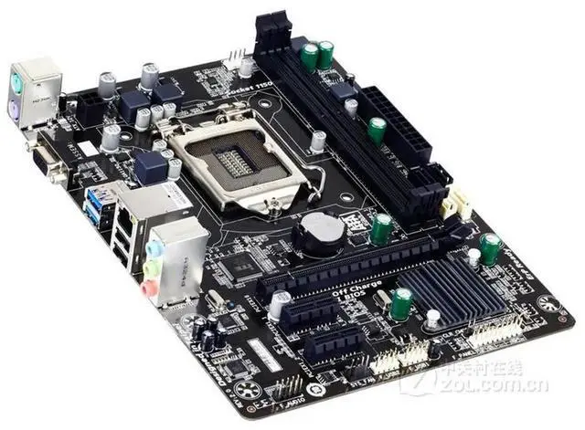 Alt view image 2 of 3 - GA-H81M-S1 Desktop Motherboard H81 LGA 1150 i3 i5 i7 DDR3 16G