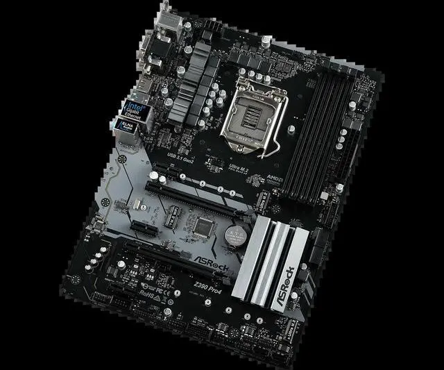 Alt view image 3 of 3 - Z390 Pro4 Desktop 1151 Motherboard Z390 Socket LGA1151 DDR4 SATA3 USB3.0 M.2