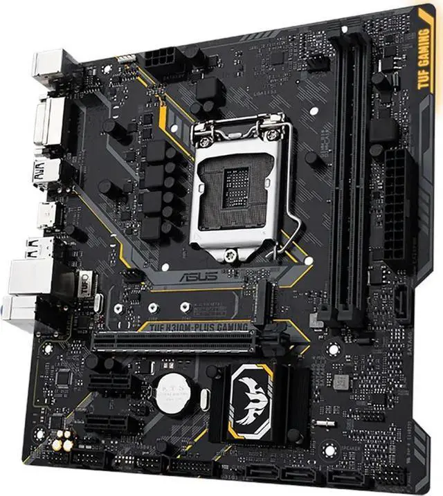 Alt view image 2 of 3 - TUF H310M-PLUS GAMING Motherboard H310 Socket 1151M.2 DDR4 32GB support Core i3-8300 Core i5-8500 Core i5-9400 cpu
