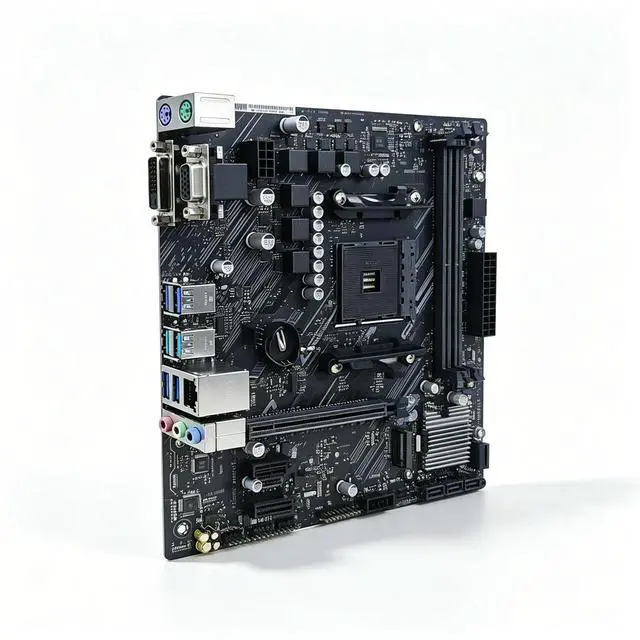Alt view image 3 of 3 - B450M B450 Motherboard GA15DHS MAIN BD AM4 Support Ryzen 5 5600G 5700 5300G 5700 3900 1500 CPUs DDR4 32GB M.2 ATX