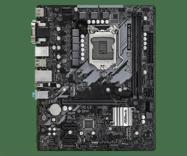 Alt view image 2 of 3 - B560M-HDV-A Motherboard LGA1200 M.2 B560 2x DR4 64GB support i5-11400F i9-10900 i5-10500 i9-10900 cpu