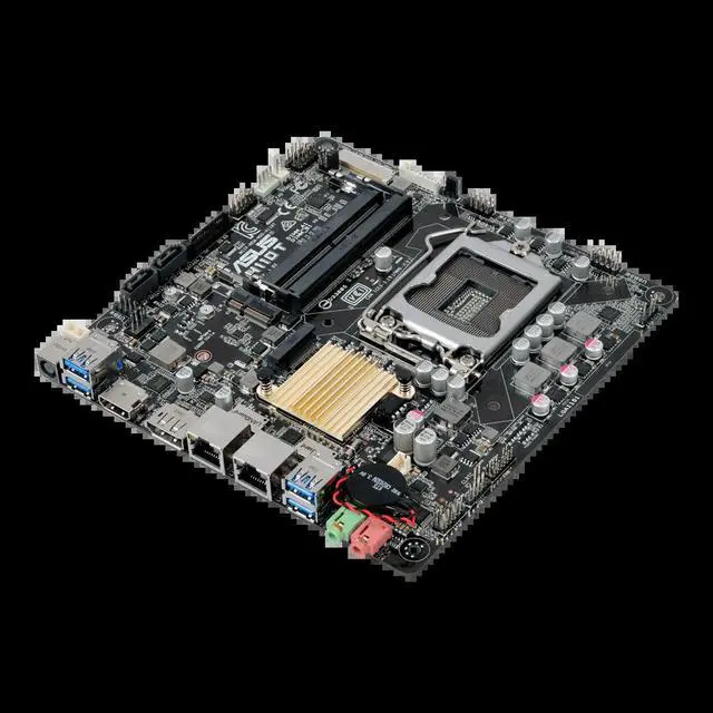 Alt view image 3 of 3 - H110T Mini-ITX Motherboard LGA 1151 H110 2×DDR4 32GB support Core 6100 6500 7400 7700 G4560T cpu
