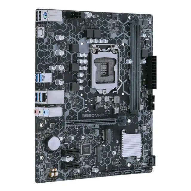 Alt view image 3 of 3 - B560M-P Motherboard B560 LGA1200 DDR4 M.2 support Core i3-10100F Core i3-10300 Core i5-11500 Core i7-10700 cpu