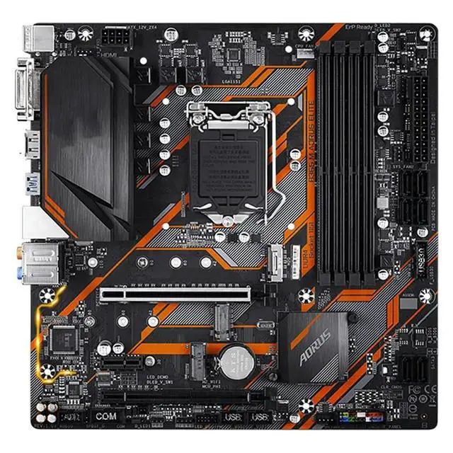 Alt view image 2 of 3 - B365M ELITE DDR4 LGA1151 64GB USB2.0 USB3.1 B365 Desktop Motherboard