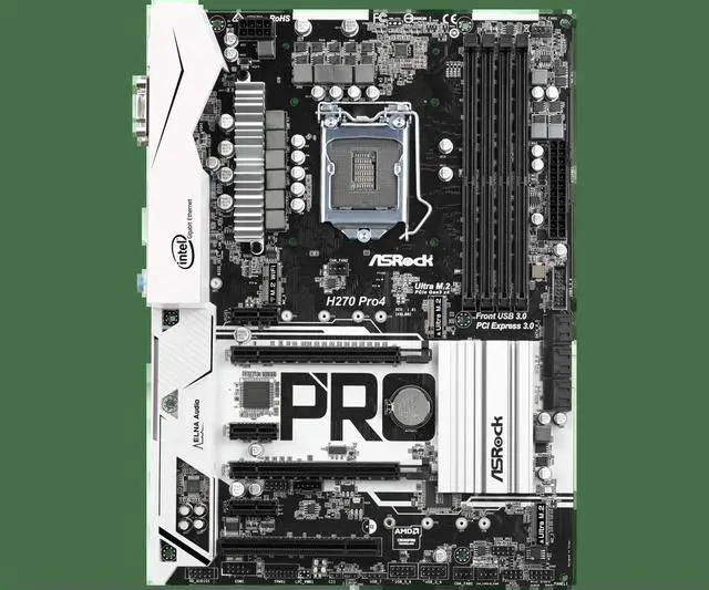 Alt view image 2 of 3 - H270 PRO4 Motherboard H270 LGA1151 DDR4 64GB PCI-E 3.0 M.2 HDMI ATX Supports i5-7400 i3-7300 i7-6700 i3-6100 cpu