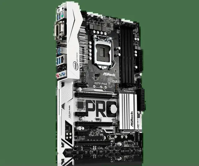 Alt view image 3 of 3 - H270 PRO4 Motherboard H270 LGA1151 DDR4 64GB PCI-E 3.0 M.2 HDMI ATX Supports i5-7400 i3-7300 i7-6700 i3-6100 cpu