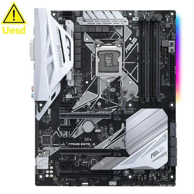 Alt view image 3 of 3 - Z370-A Motherboard DDR4 64GB Desktop M.2 PCI-E 3.0 Overclocking I7 I5 I3 Socket HDMI-Compatible Z370 ATX