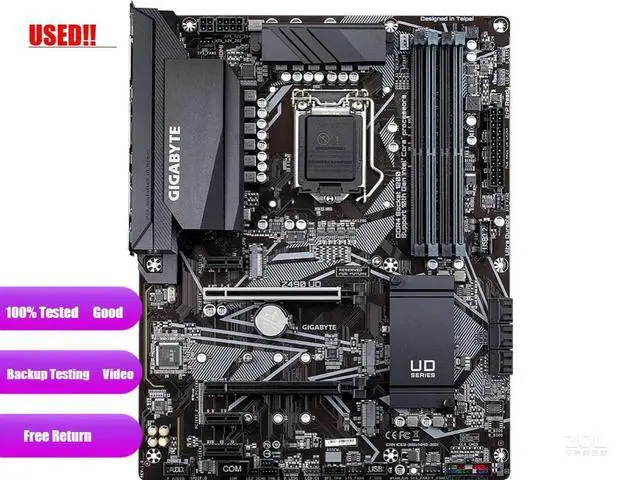 Alt view image 2 of 3 - GA Z490 UD Motherboard LGA 1200 Z490 Desktop Mainboard Support i3 i5 i7 10400F 10400 10100F 10700K