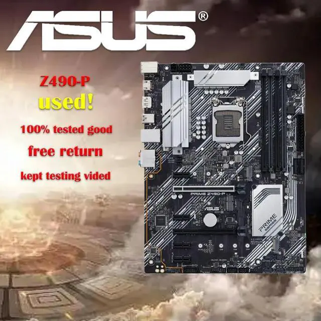 Alt view image 2 of 3 - Z490-P LGA 1200 Z490 SATA 6Gb/s ATX Motherboard