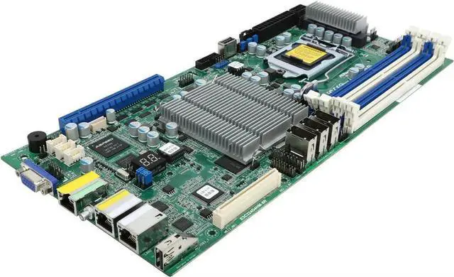 Alt view image 3 of 3 - E3C224D4HM-8R Motherboard LGA1150 DDR3 C224 8 x SAS2 Half Width support E3-1271 v3 E3-1285L v4 i3-4360 i3-4330