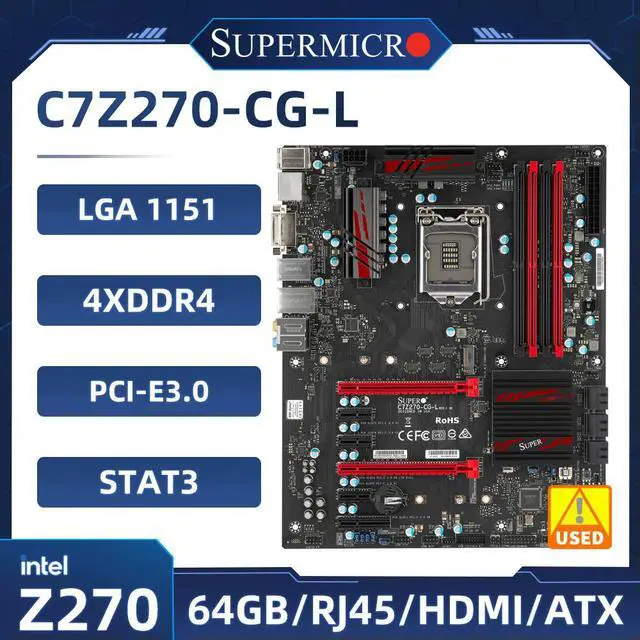 Main image of Z270 Motherboard C7Z270-CG-L Motherboard DDR4 2800(OC) 64GB ATX support i3-7100 i5-6500 i5-7600 i7-7700 G4560T