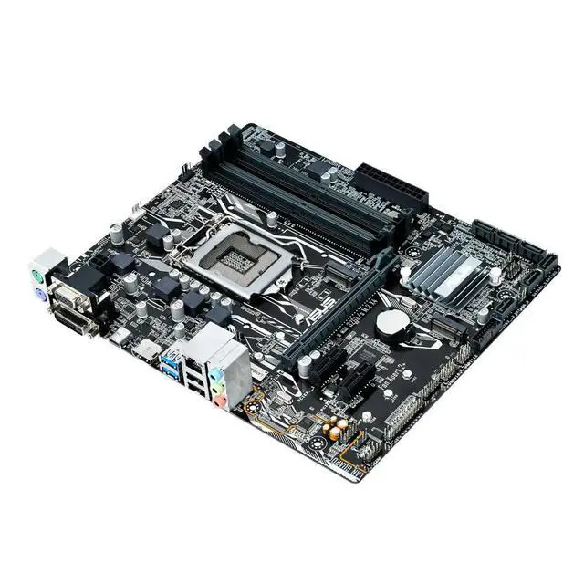 Alt view image 3 of 3 - PRIME B250M-A Desktop B250 B250M DDR4 Motherboard LGA 1151 i7/i5/i3 USB3.0 SATA3