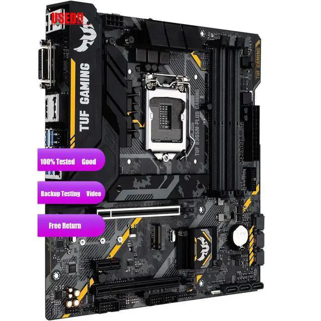 Alt view image 2 of 3 - TUF B365M-PLUS Gaming LGA1151 DDR4 HDMI M.2 MATX Motherboard