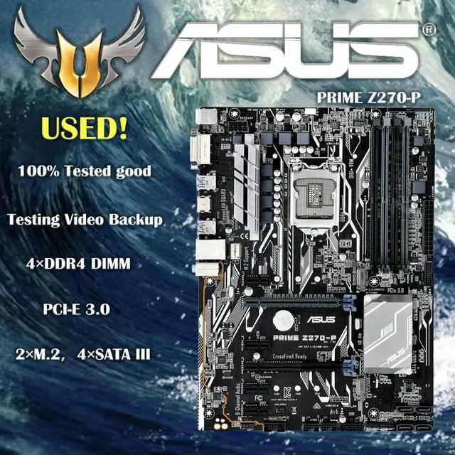 Main image of PRIME Z270-P motherboard LGA 1151 DDR4 USB3.1 64GB VGA HDMI