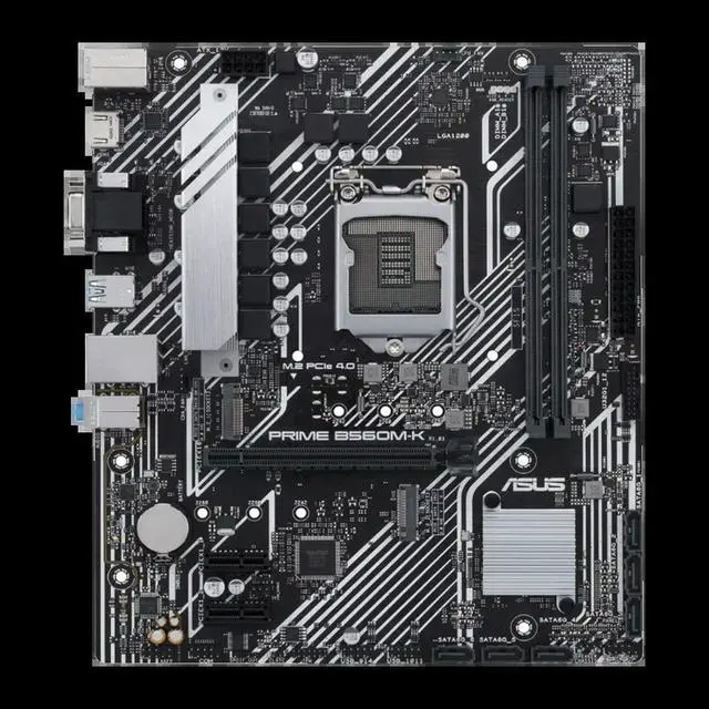 Alt view image 3 of 3 - Prime B560M-K B560 LGA 1200 Micro ATX Motherboard