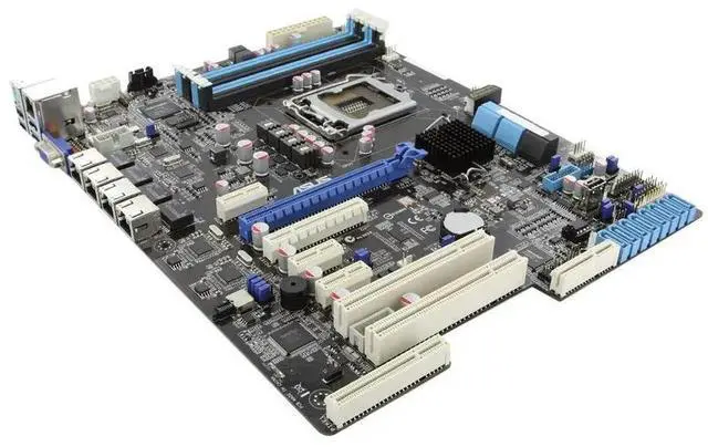 Alt view image 3 of 3 - P9D-C/4L Motherboard LGA 1150 C224 4 × DDR3 32GB ATX support E31200 v3 E31220 v3 E31280 v3 1275L v3 cpu