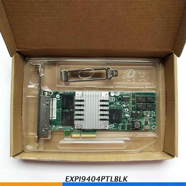 Alt view image 2 of 3 - EXPI9404PTLBLK Gigabit Four Port Network Card 82571 EXPI9404PTL 82571PRO/1000PT