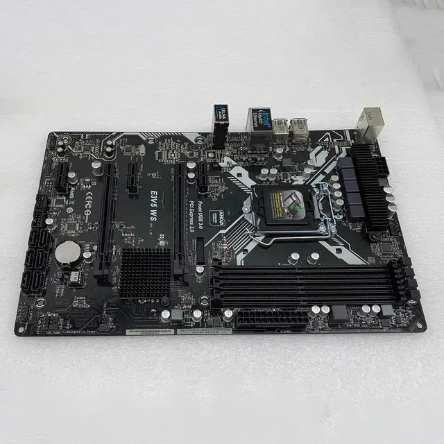 Main image of E3V5 WS For Desktop Motherboard DDR4 2133 64GB Support i7 i5