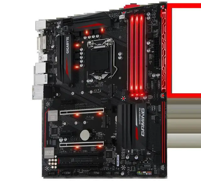 Alt view image 2 of 3 - GA-H270-Gaming 3 LGA1151 2-Way Crossfire ATX DDR4 Motherboard