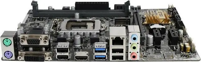 Alt view image 2 of 3 - H110M-A M2 LGA1151 pin desktop computer motherboard M-ATX small board support DDR4(No Reatail box))