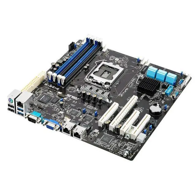 Alt view image 3 of 3 - P10S-M Motherboard C232 LGA 1151 DDR4 Micro-ATX support Xeon E3-1225 v5 E3-1245 v5 i3-7100 E3-1230 v5 cpu