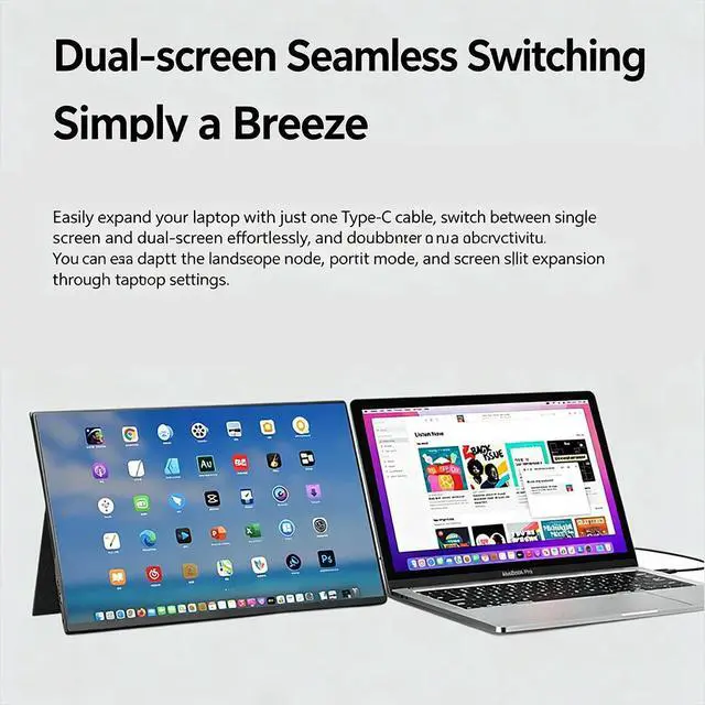Alt view image 2 of 3 - 15.6-inch screen switch/ps5/Xbox/mobile phone/laptop/desktop universal expansion screen