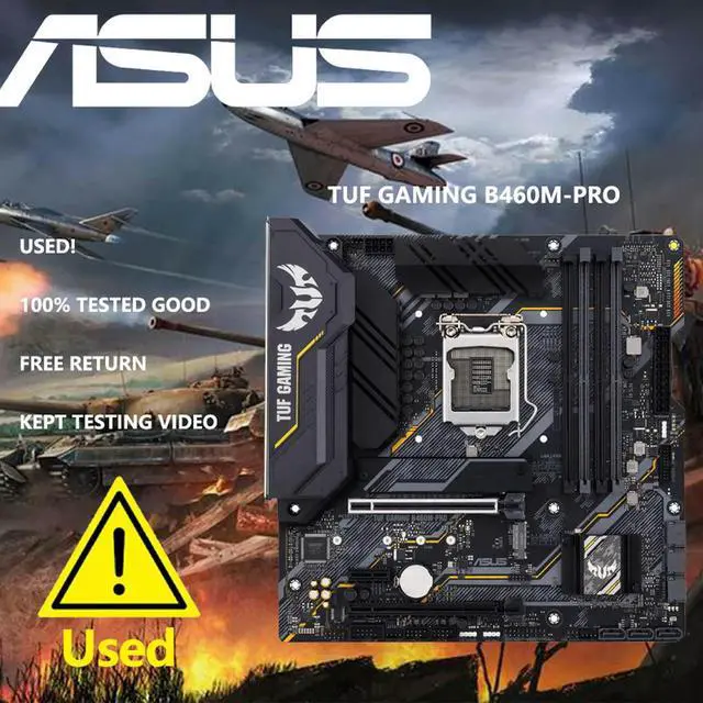 Alt view image 2 of 3 - TUF Gaming B460M-Pro 10th Gen Micro-ATX Motherboard