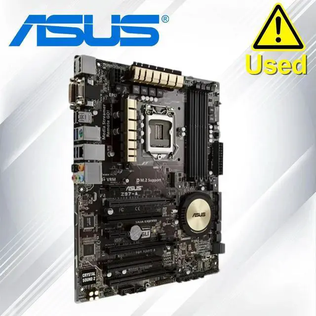 Main image of Z97-A Desktop Motherboard Z97 LGA 1150 For Core i7 i5 i3 DDR3 SATA3 USB3.0