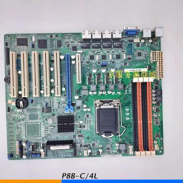 Alt view image 3 of 3 - P8B-C/4L Server Motherboard Good