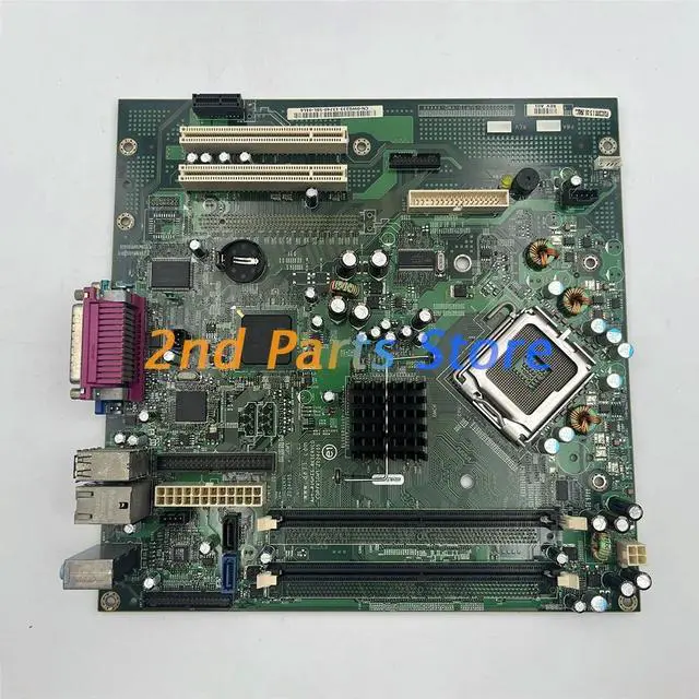 Alt view image 2 of 3 - Desktop PC Motherboard Optiplex GX520 MT LGA 775 BTX WG233 RJ291 H8052 Mainboard